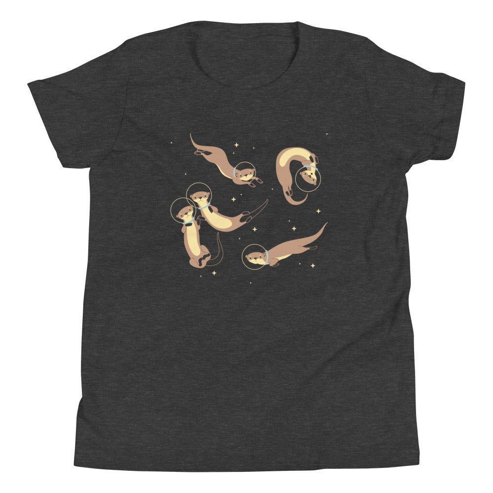Otter Space Kid's Youth Tee Hoodie, Sweatshirt | PureTeeCo.com (Image 3)