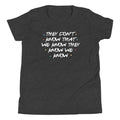 They Don't Know That We Know Kid's Youth Tee Hoodie, Sweatshirt | PureTeeCo.com (Image 1)