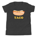 Hotdog Taco Kid's Youth Tee Hoodie, Sweatshirt | PureTeeCo.com (Image 1)