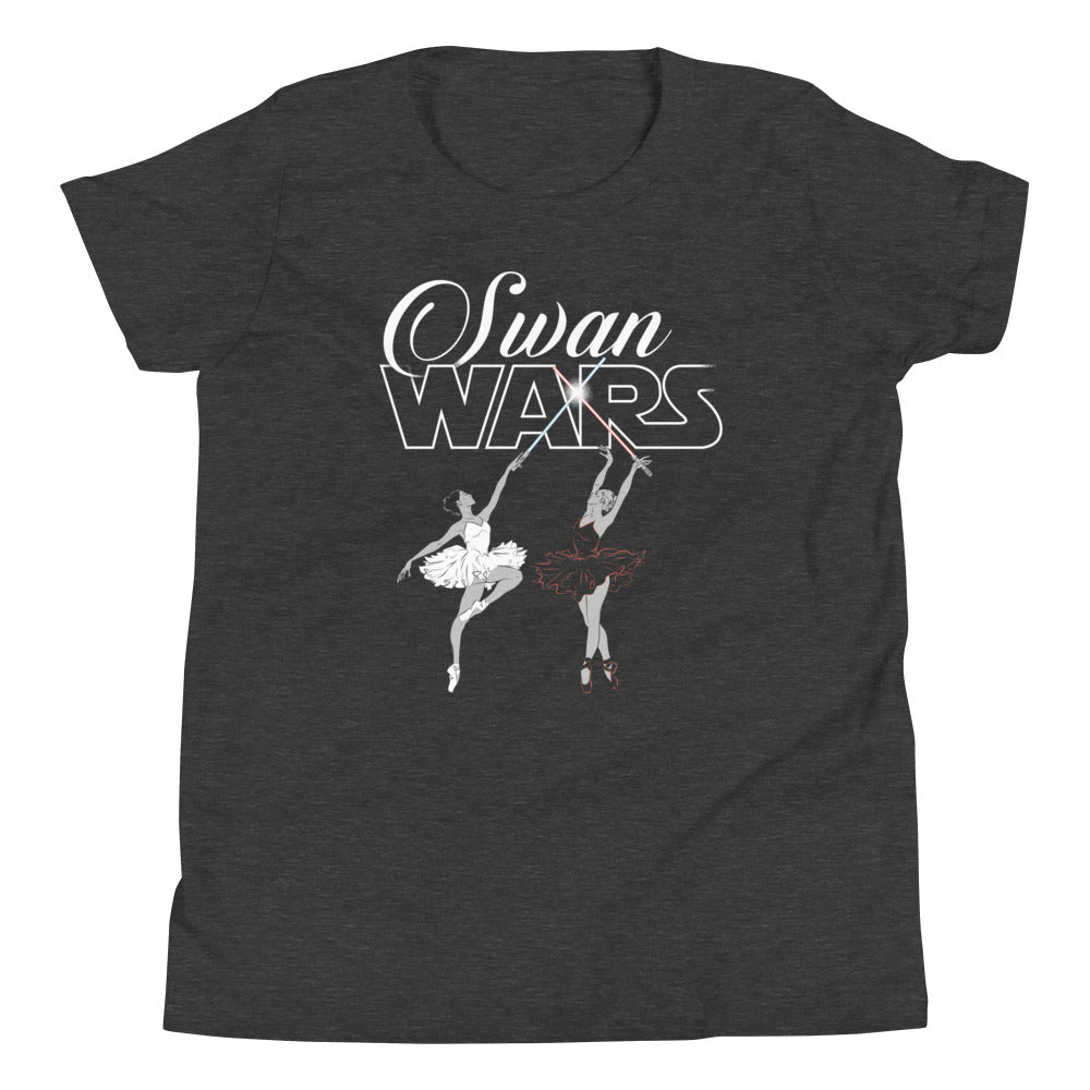 Swan Wars Kid's Youth Tee Hoodie, Sweatshirt | PureTeeCo.com (Image 3)
