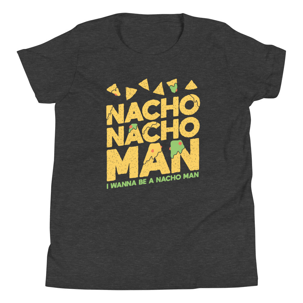 Nacho Nacho Man Kid's Youth Tee Hoodie, Sweatshirt | PureTeeCo.com (Image 3)