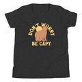Don't Worry Be Capy Kid's Youth Tee Hoodie, Sweatshirt | PureTeeCo.com (Image 1)