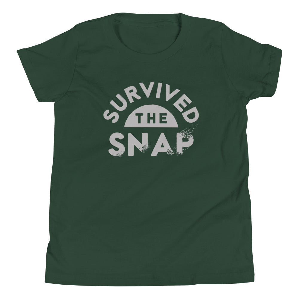 Survived The Snap Kid's Youth Tee Hoodie, Sweatshirt | PureTeeCo.com (Image 4)