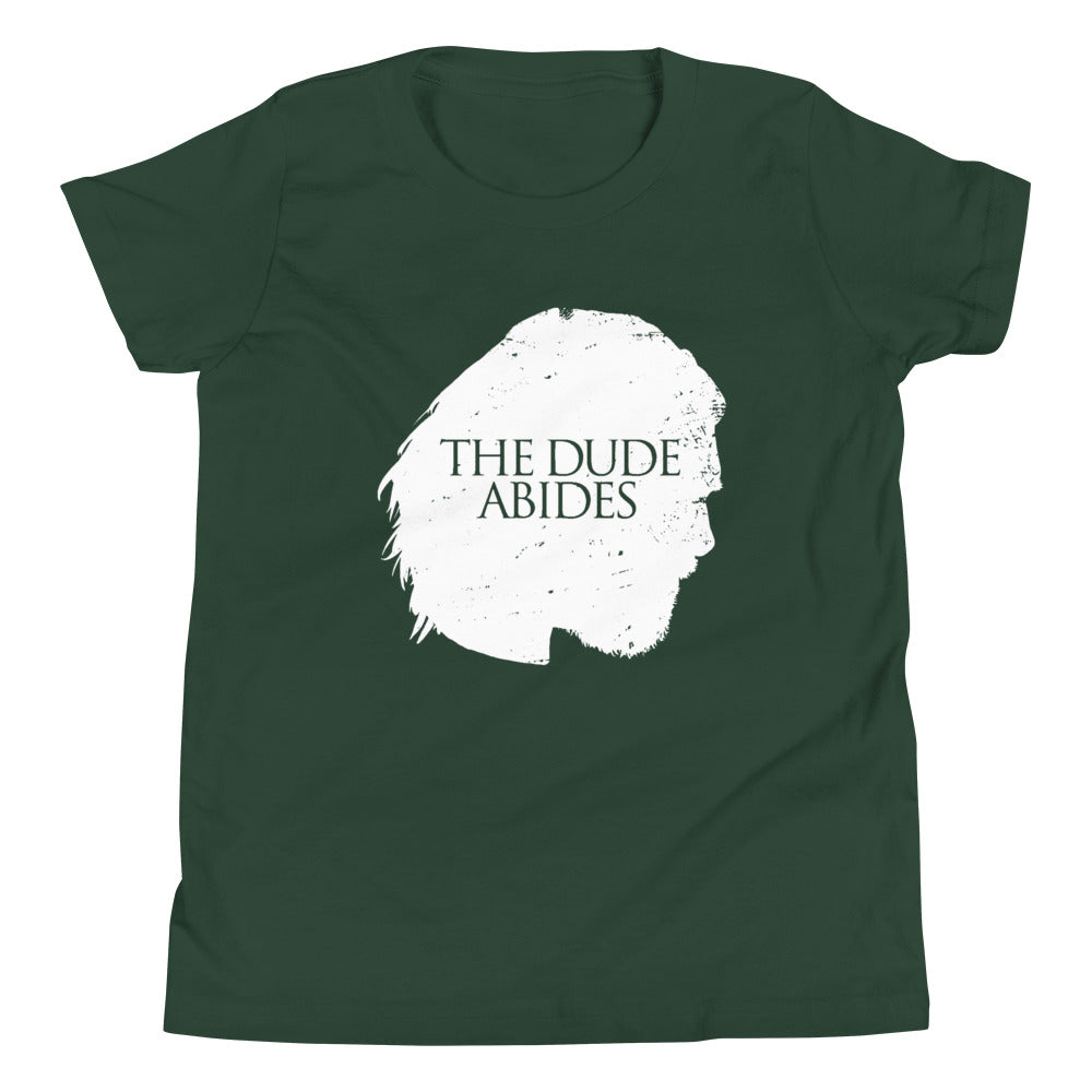 The Dude Abides Kid's Youth Tee Hoodie, Sweatshirt | PureTeeCo.com (Image 4)