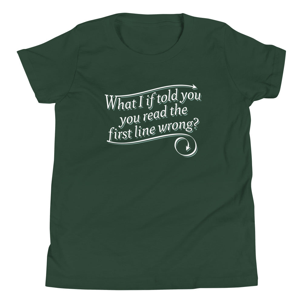 What I If Told You Kid's Youth Tee Hoodie, Sweatshirt | PureTeeCo.com (Image 4)