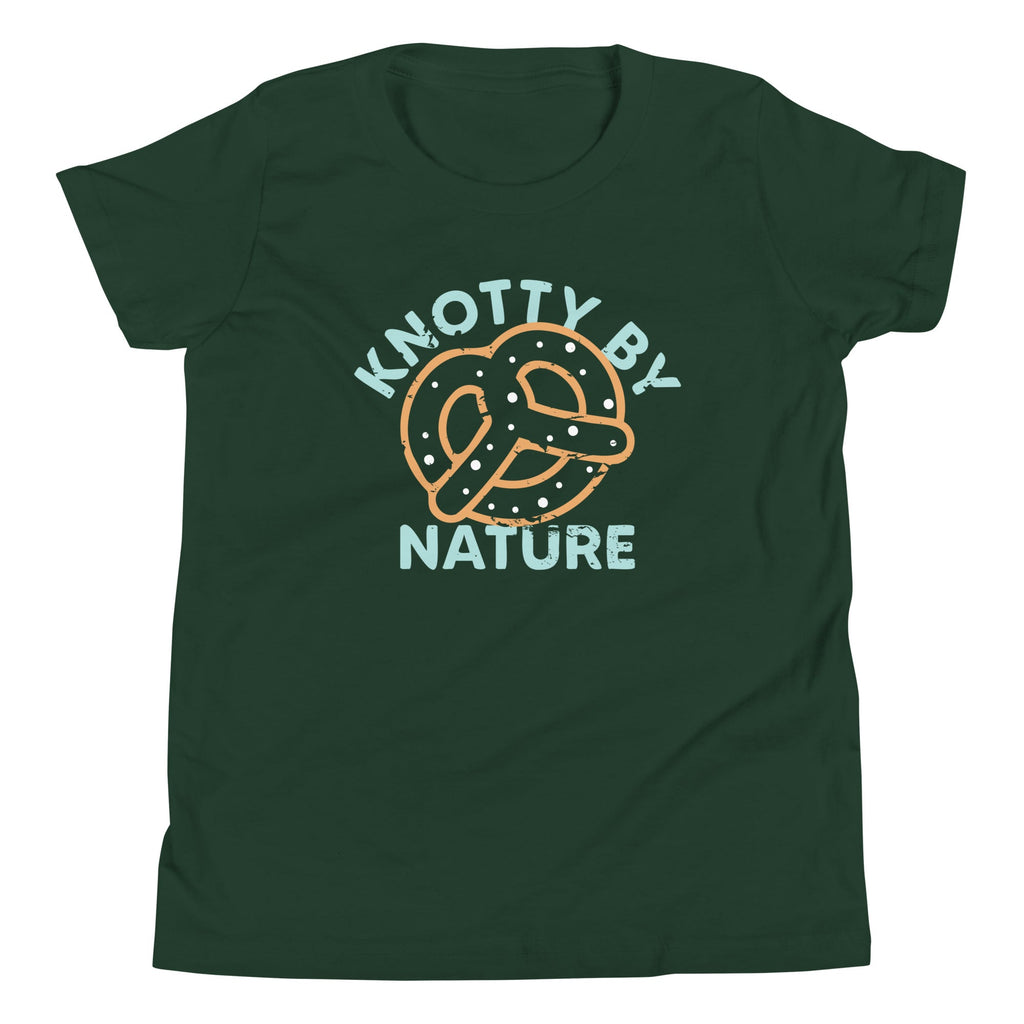 Knotty By Nature Kid's Youth Tee Hoodie, Sweatshirt | PureTeeCo.com (Image 4)