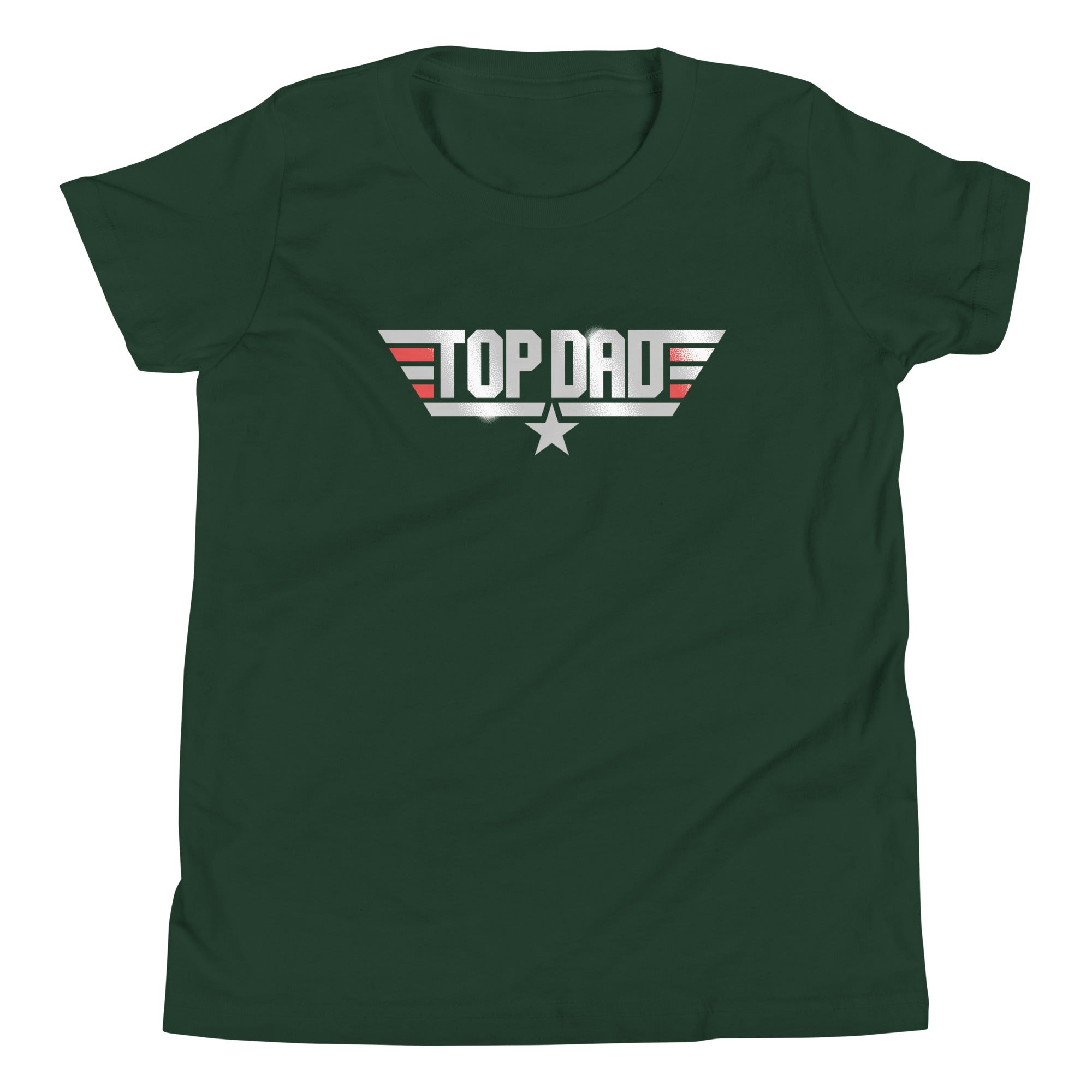 Top Dad Kid's Youth Tee Hoodie, Sweatshirt | PureTeeCo.com (Image 4)