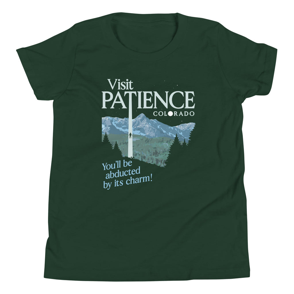 Visit Patience Colorado Kid's Youth Tee Hoodie, Sweatshirt | PureTeeCo.com (Image 3)