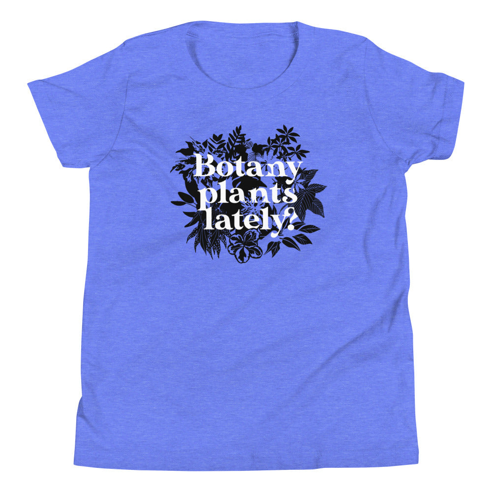Botany Plants Lately? Kid's Youth Tee Hoodie, Sweatshirt | PureTeeCo.com (Image 3)