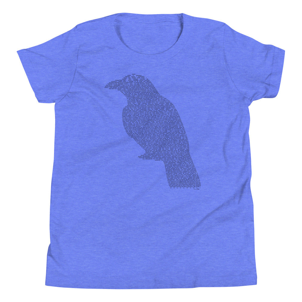 The Raven Kid's Youth Tee Hoodie, Sweatshirt | PureTeeCo.com (Image 2)