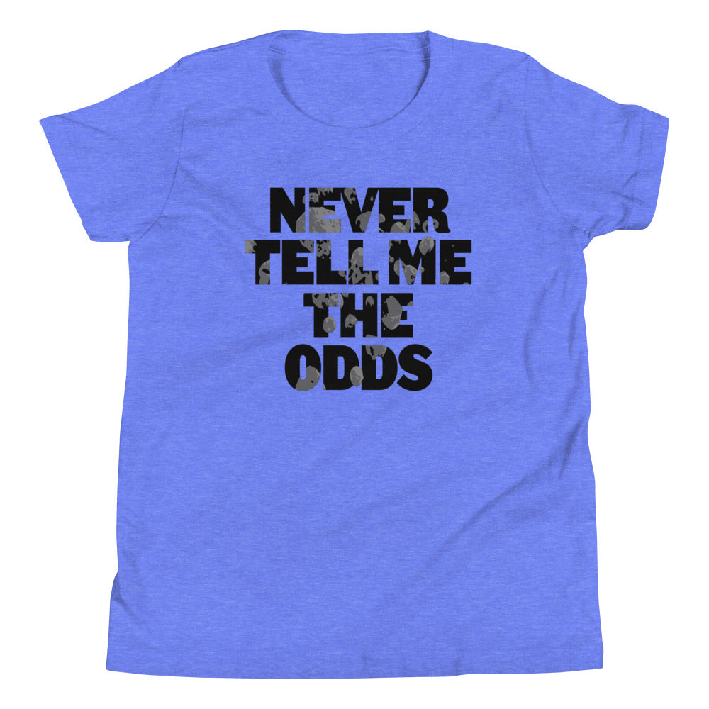 Never Tell Me The Odds Kid's Youth Tee Hoodie, Sweatshirt | PureTeeCo.com (Image 2)