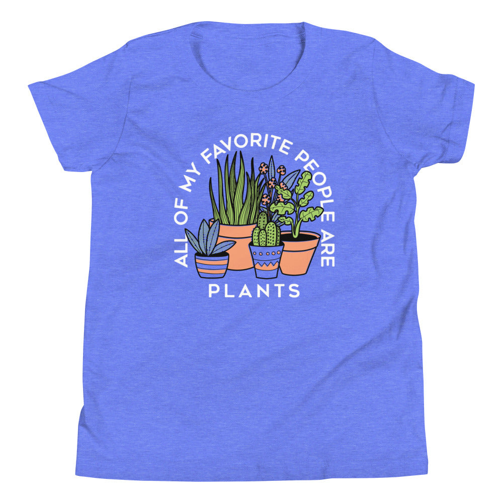 All Of My Favorite People Are Plants Kid's Youth Tee Hoodie, Sweatshirt | PureTeeCo.com (Image 4)