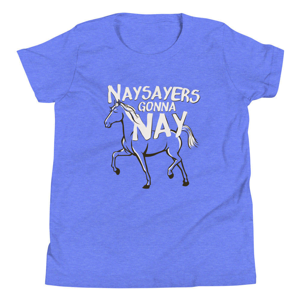 Nay Sayers Gonna Nay Kid's Youth Tee Hoodie, Sweatshirt | PureTeeCo.com (Image 2)