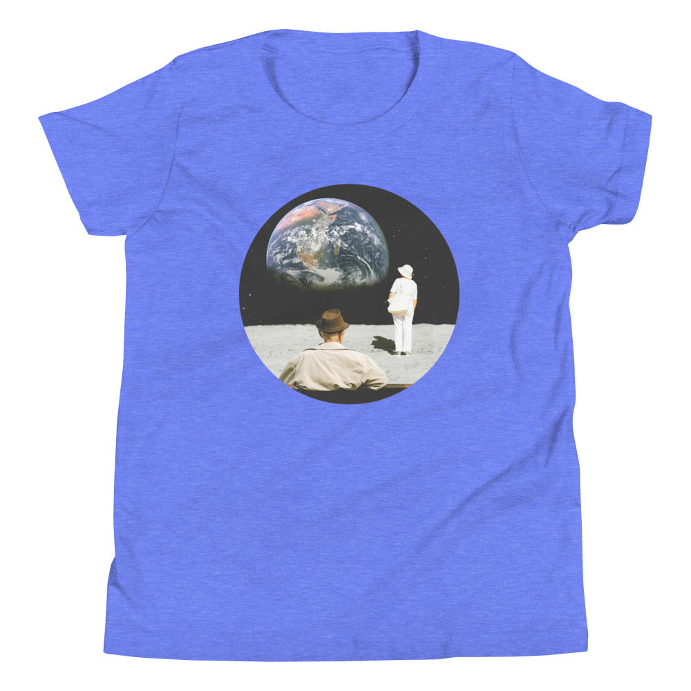 Tourist's View Kid's Youth Tee Hoodie, Sweatshirt | PureTeeCo.com (Image 4)