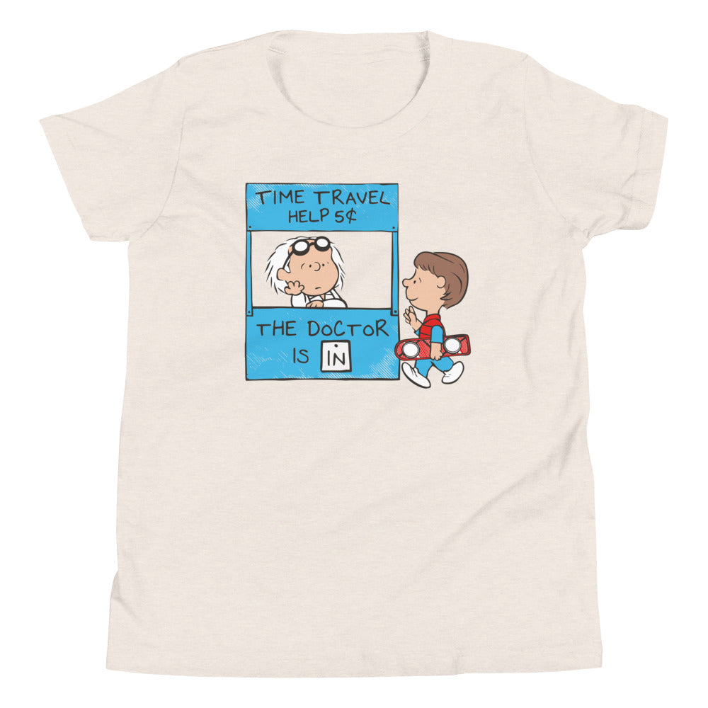 The Doctor Is In Kid's Youth Tee Hoodie, Sweatshirt | PureTeeCo.com (Image 5)