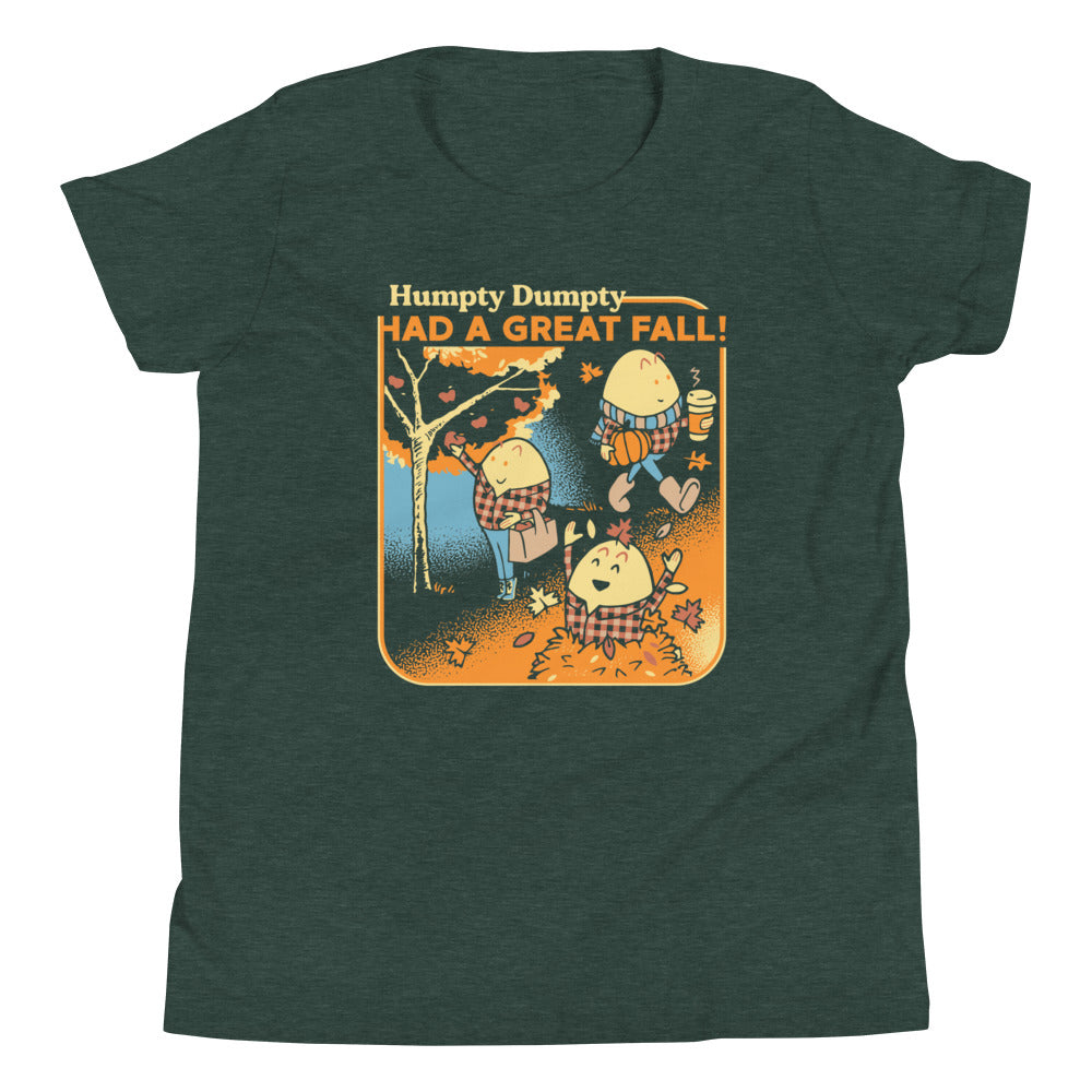 Humpty Dumpty Had A Great Fall Kid's Youth Tee Hoodie, Sweatshirt | PureTeeCo.com (Image 5)