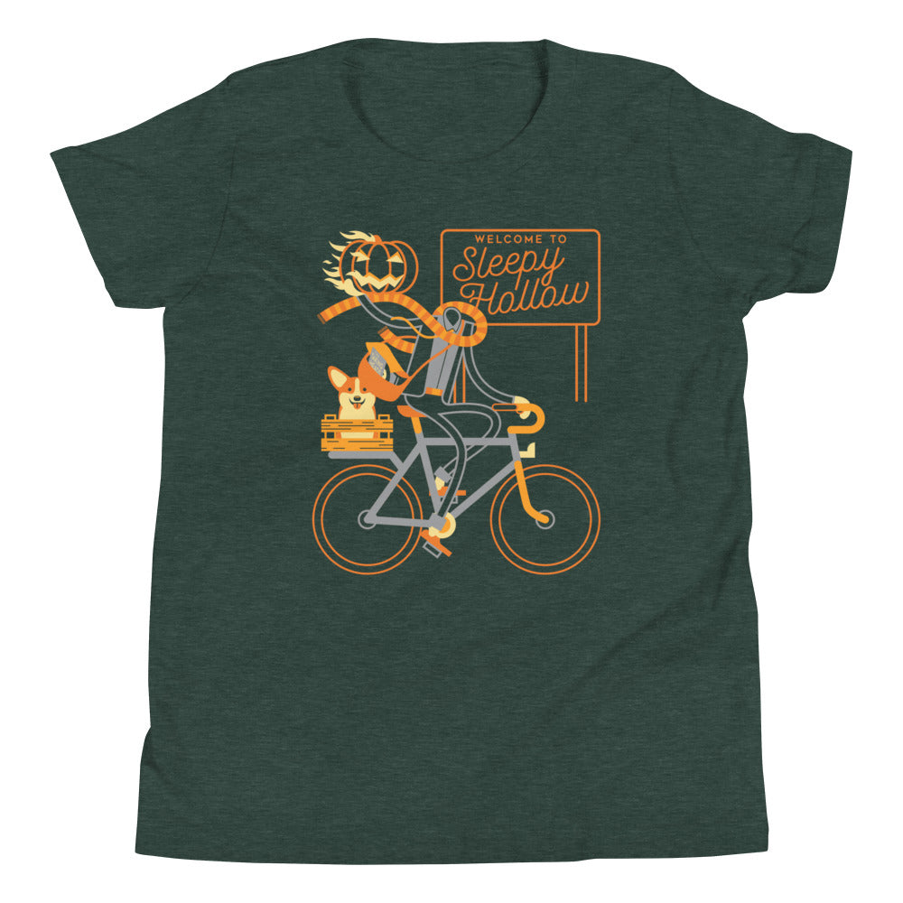 Welcome To Sleepy Hollow Kid's Youth Tee Hoodie, Sweatshirt | PureTeeCo.com (Image 4)