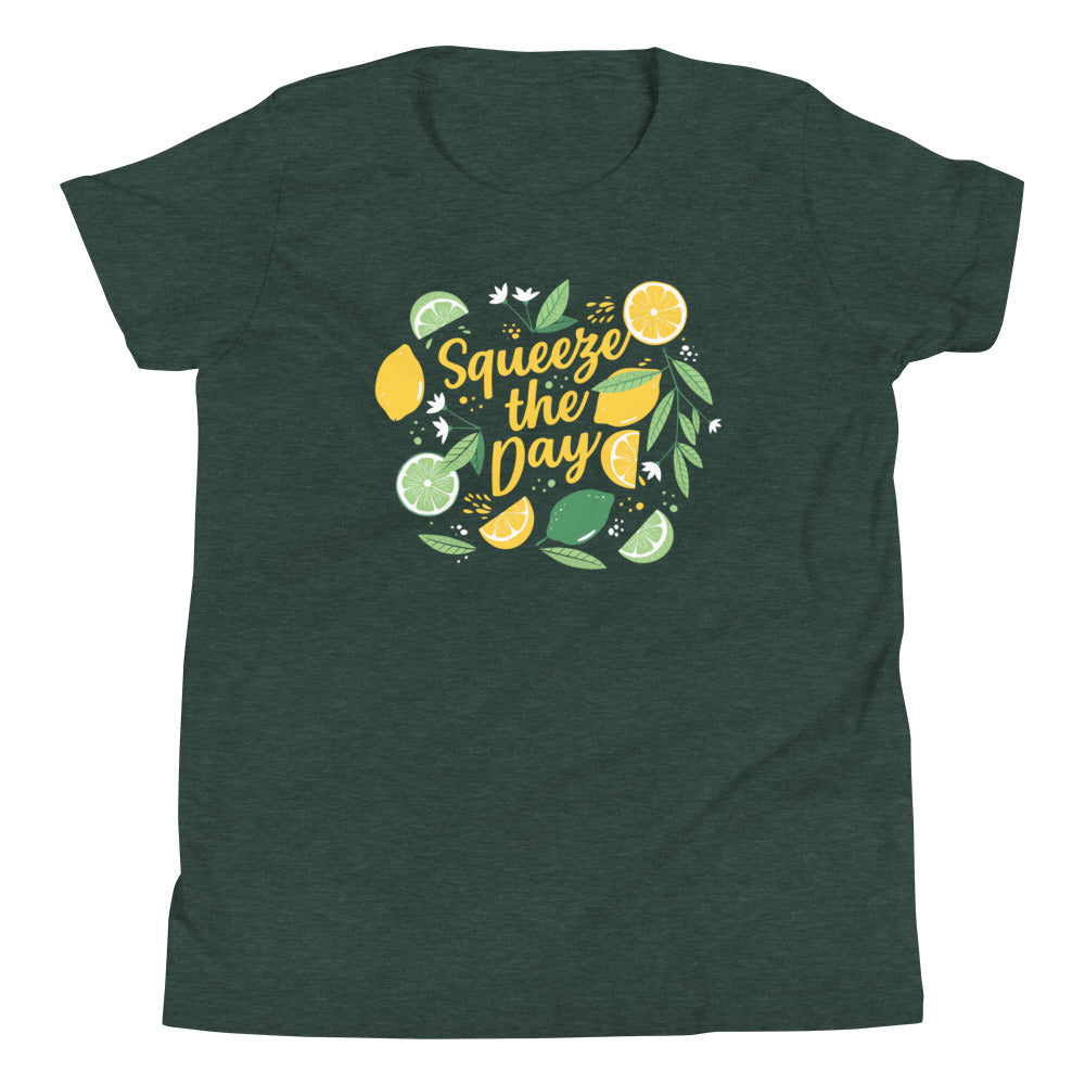 Squeeze The Day Kid's Youth Tee Hoodie, Sweatshirt | PureTeeCo.com (Image 5)