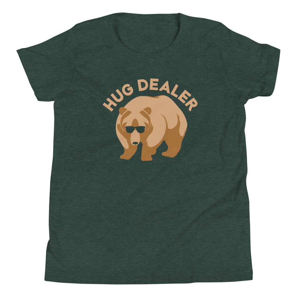 Hug Dealer Kid's Youth Tee Hoodie, Sweatshirt | PureTeeCo.com (Image 3)