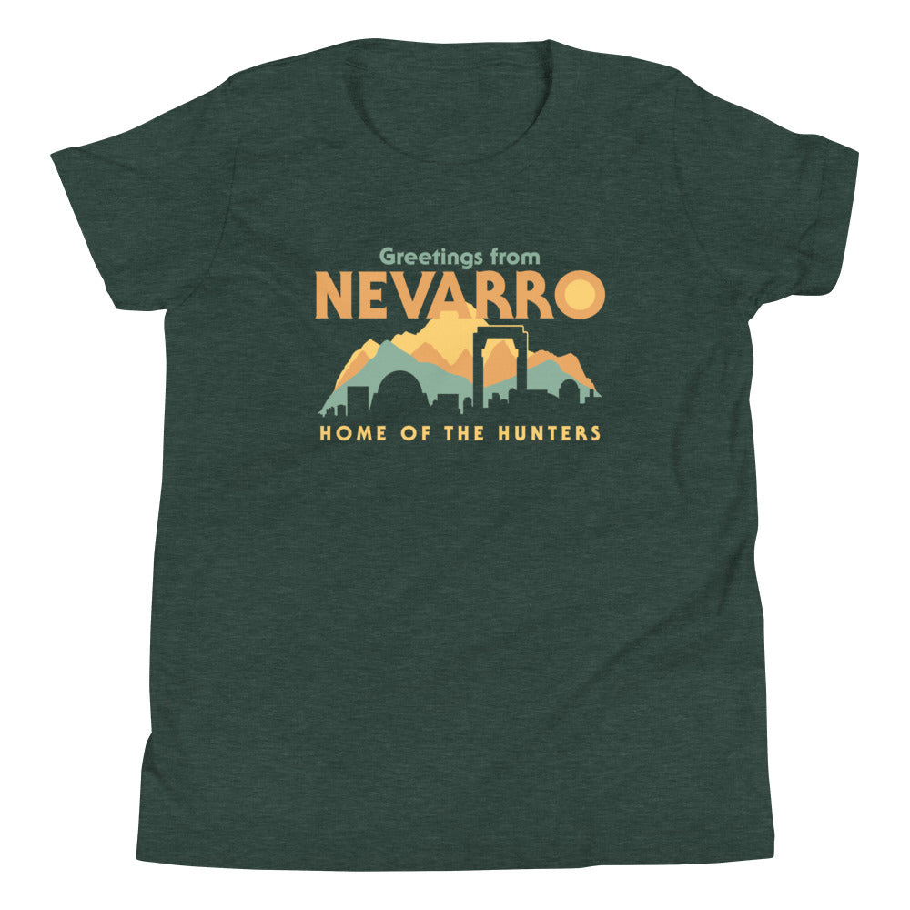Greetings From Nevarro Kid's Youth Tee Hoodie, Sweatshirt | PureTeeCo.com (Image 4)