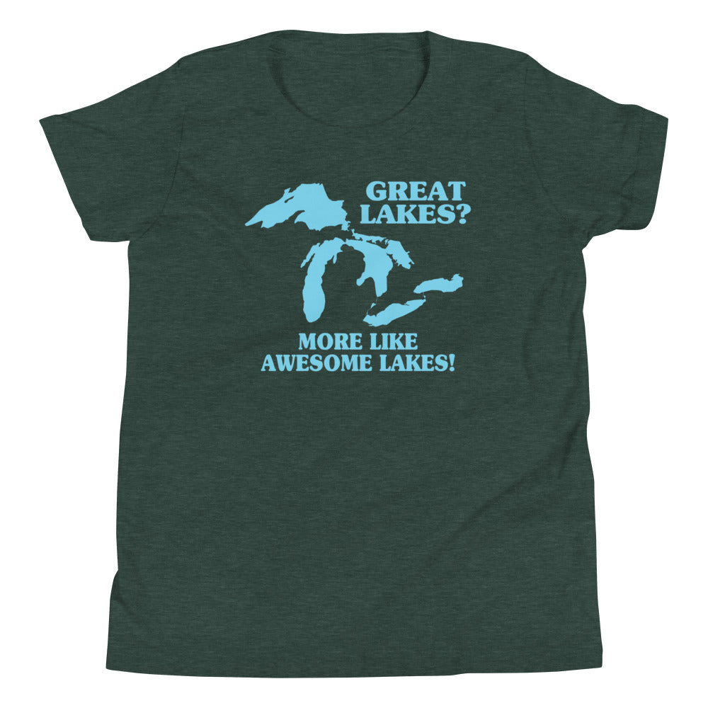 Great Lakes? Kid's Youth Tee Hoodie, Sweatshirt | PureTeeCo.com (Image 3)