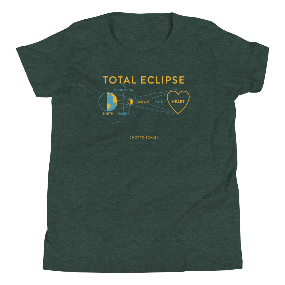 Total Eclipse Of The Heart Kid's Youth Tee Hoodie, Sweatshirt | PureTeeCo.com (Image 4)