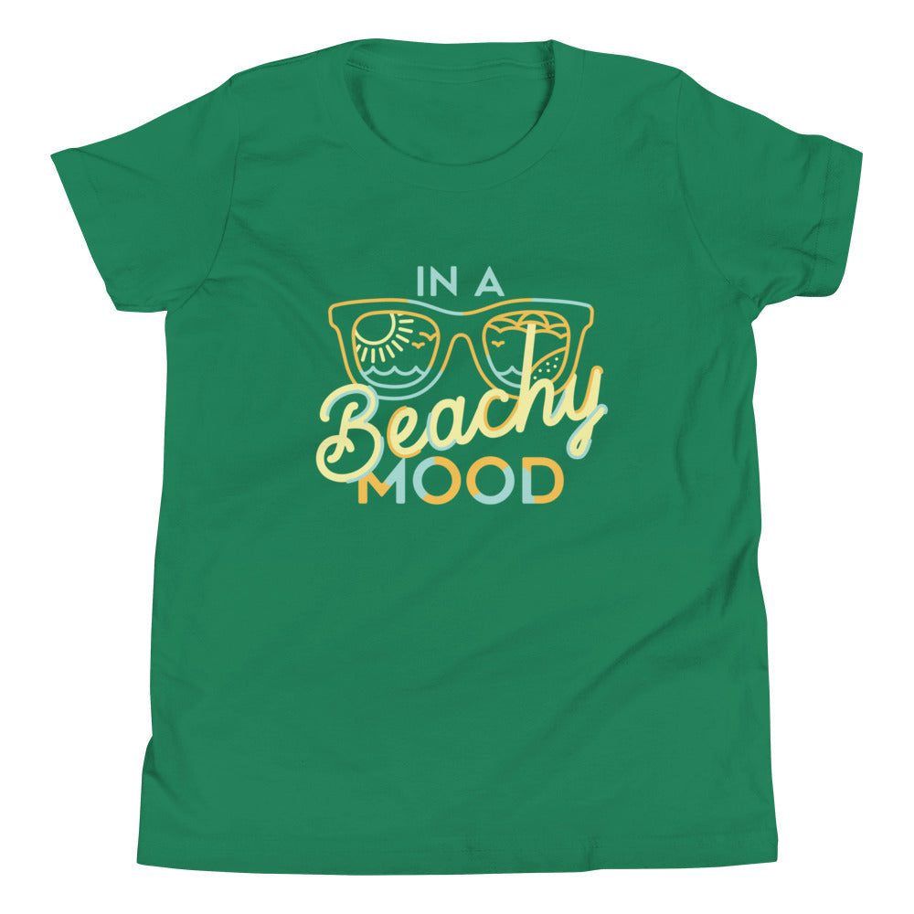 In A Beachy Mood Kid's Youth Tee Hoodie, Sweatshirt | PureTeeCo.com (Image 5)