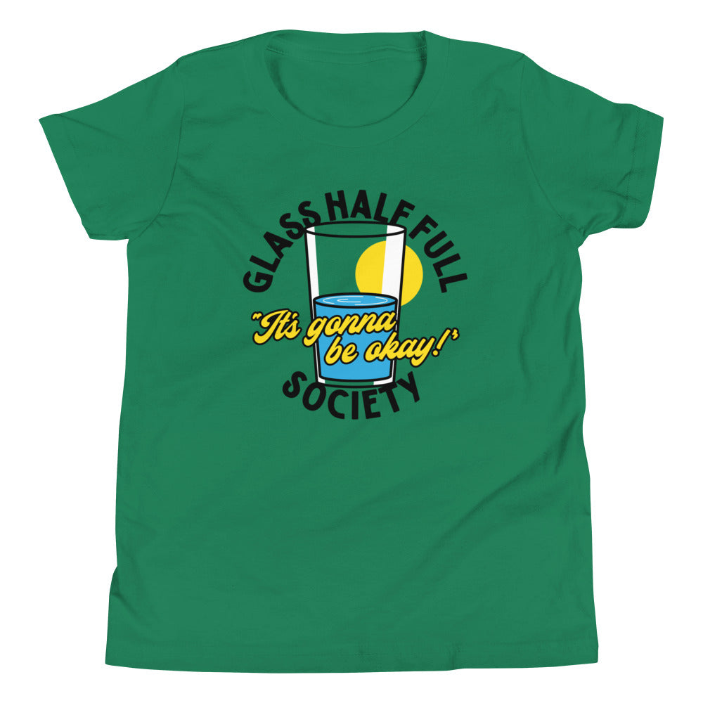 Glass Half Full Society Kid's Youth Tee Hoodie, Sweatshirt | PureTeeCo.com (Image 4)