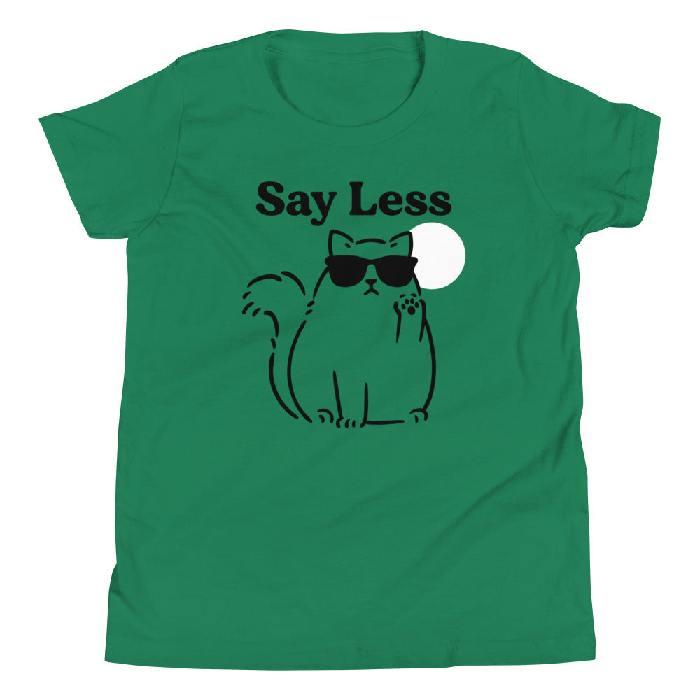 Say Less Kid's Youth Tee Hoodie, Sweatshirt | PureTeeCo.com (Image 2)
