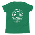 The Naughty List Kid's Youth Tee Hoodie, Sweatshirt | PureTeeCo.com (Image 1)
