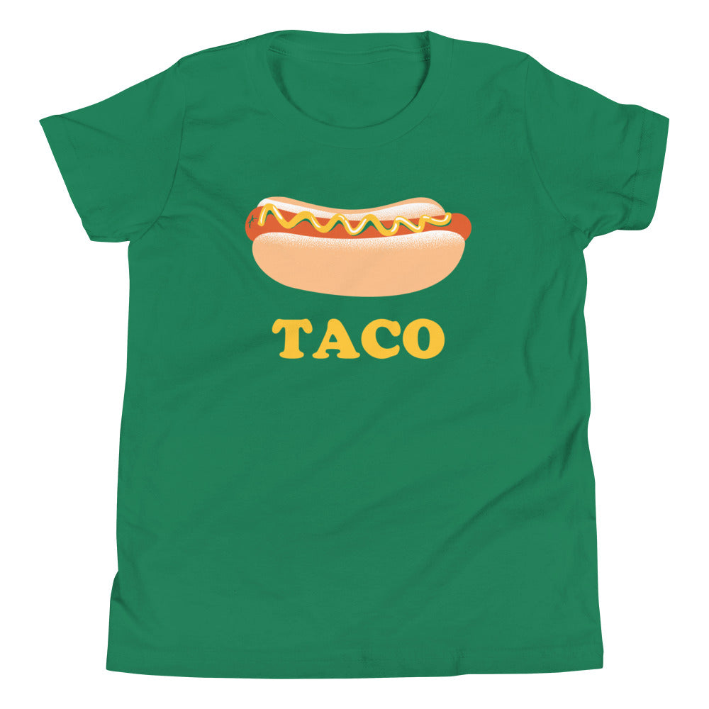 Hotdog Taco Kid's Youth Tee Hoodie, Sweatshirt | PureTeeCo.com (Image 5)