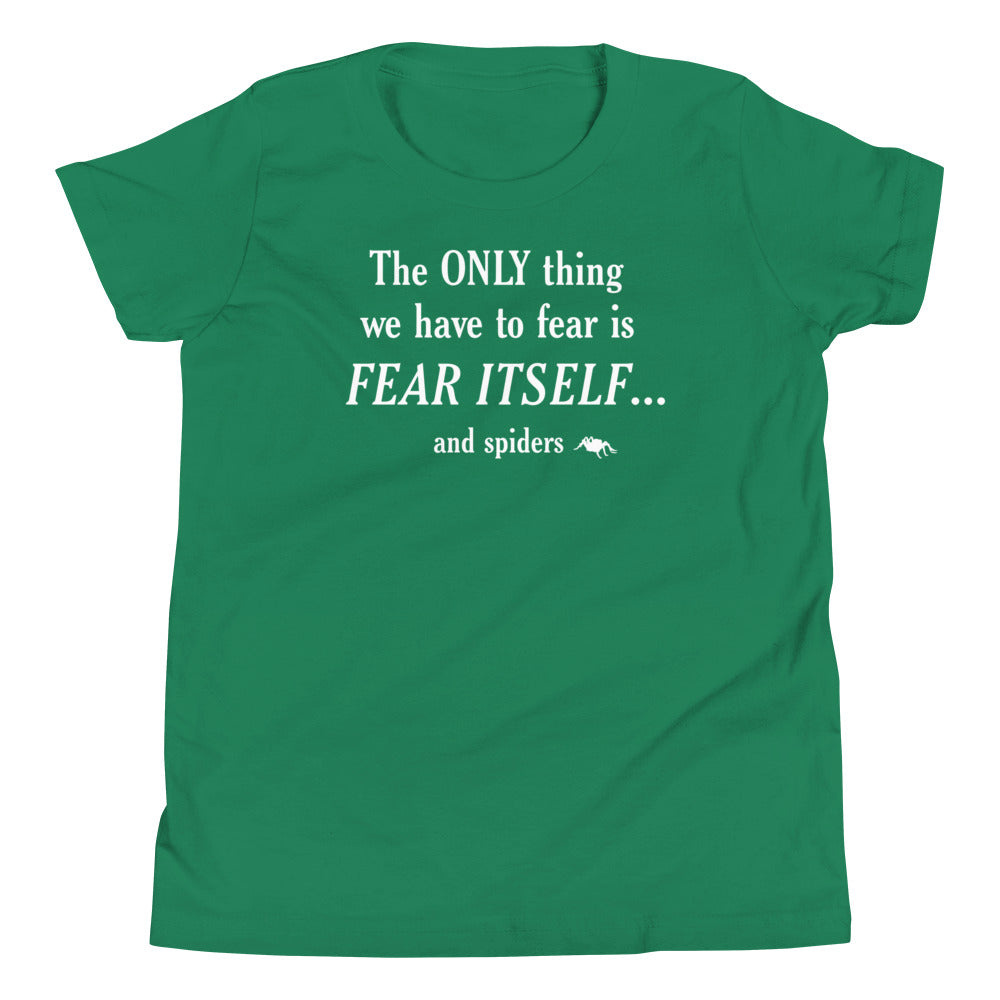 The Only Thing We Have To Fear Kid's Youth Tee Hoodie, Sweatshirt | PureTeeCo.com (Image 5)