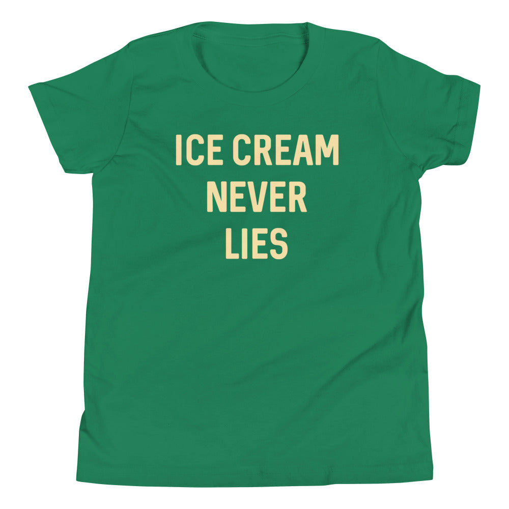 Ice Cream Never Lies Kid's Youth Tee Hoodie, Sweatshirt | PureTeeCo.com (Image 5)