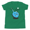 I Heart Science Kid's Youth Tee Hoodie, Sweatshirt | PureTeeCo.com (Image 1)