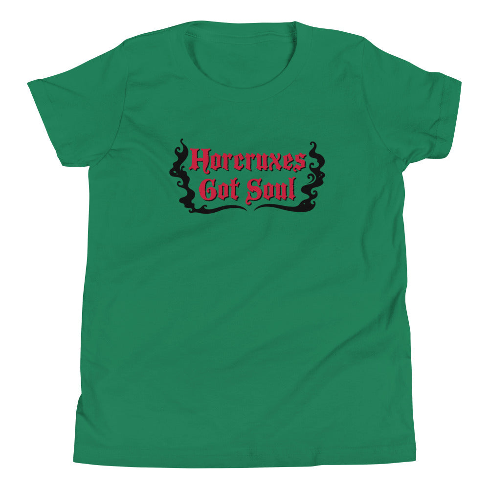 Horcruxes Got Soul Kid's Youth Tee Hoodie, Sweatshirt | PureTeeCo.com (Image 3)