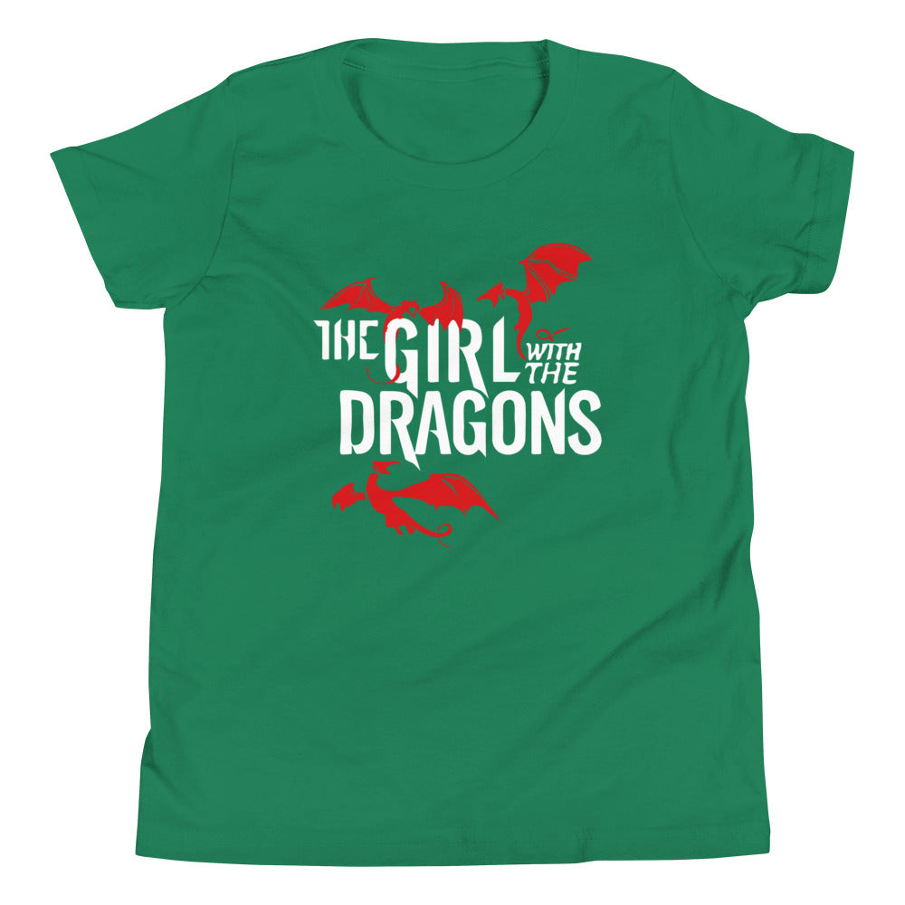 The Girl With The Dragons Kid's Youth Tee Hoodie, Sweatshirt | PureTeeCo.com (Image 5)