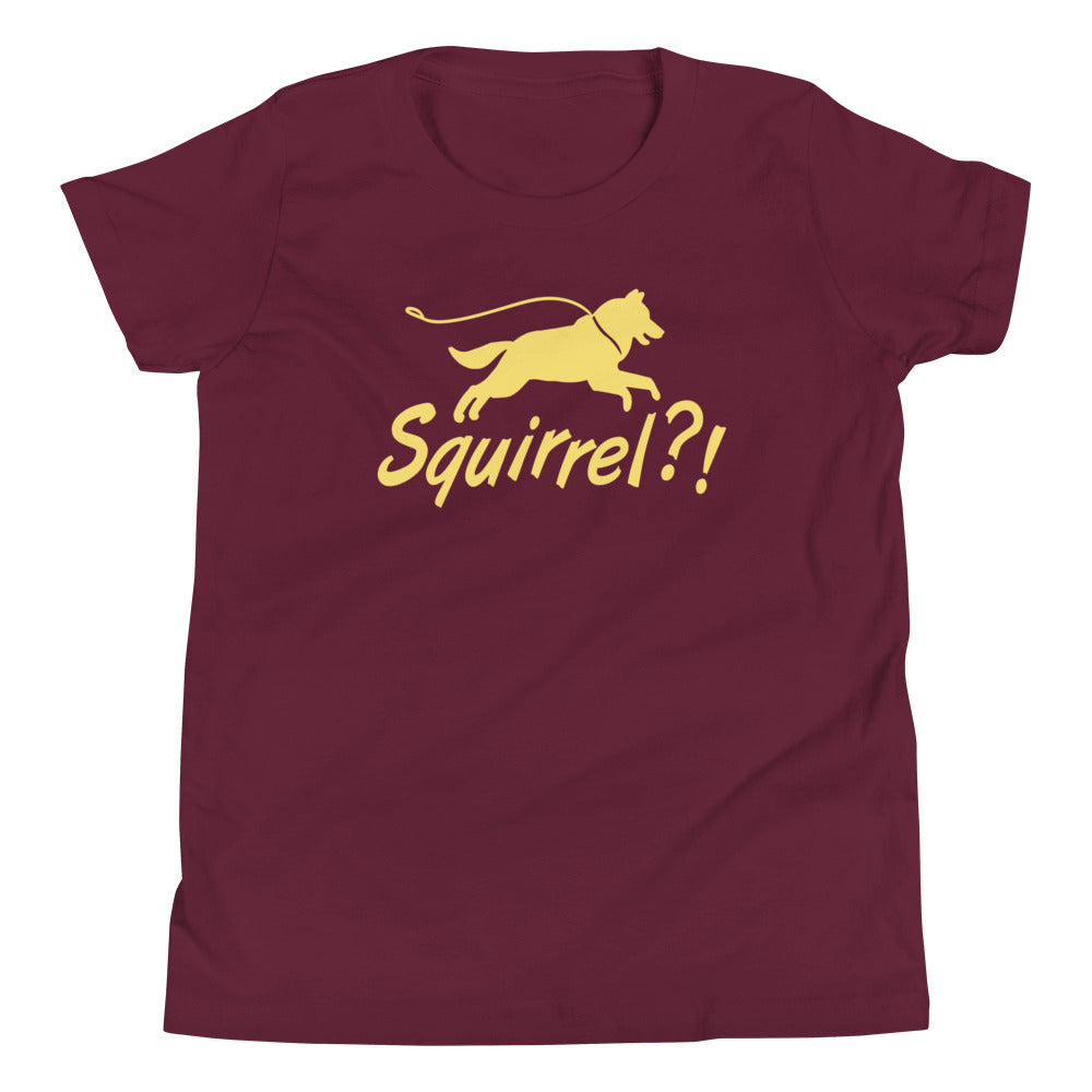Squirrel?! Kid's Youth Tee Hoodie, Sweatshirt | PureTeeCo.com (Image 3)