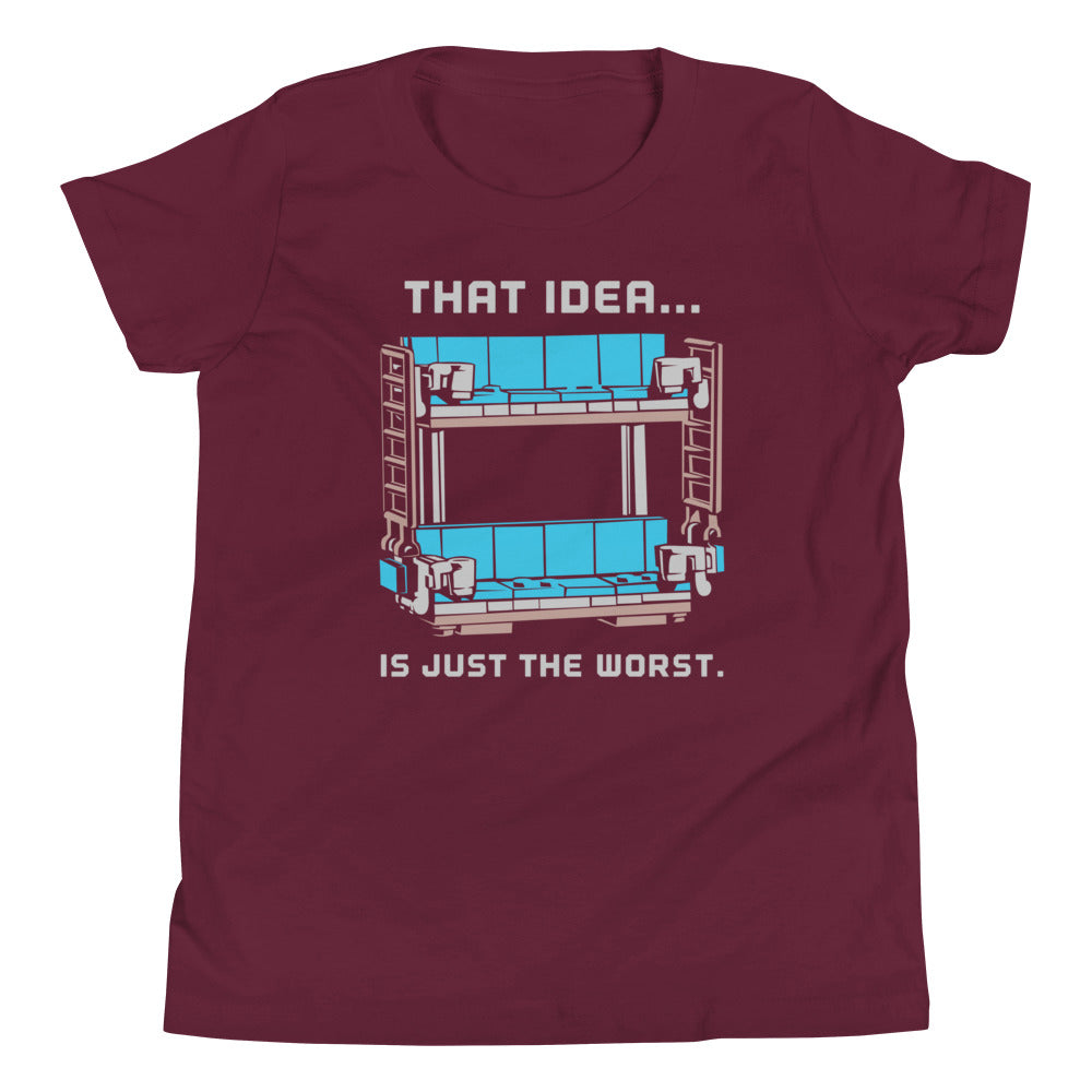 Double Decker Couch Kid's Youth Tee Hoodie, Sweatshirt | PureTeeCo.com (Image 3)