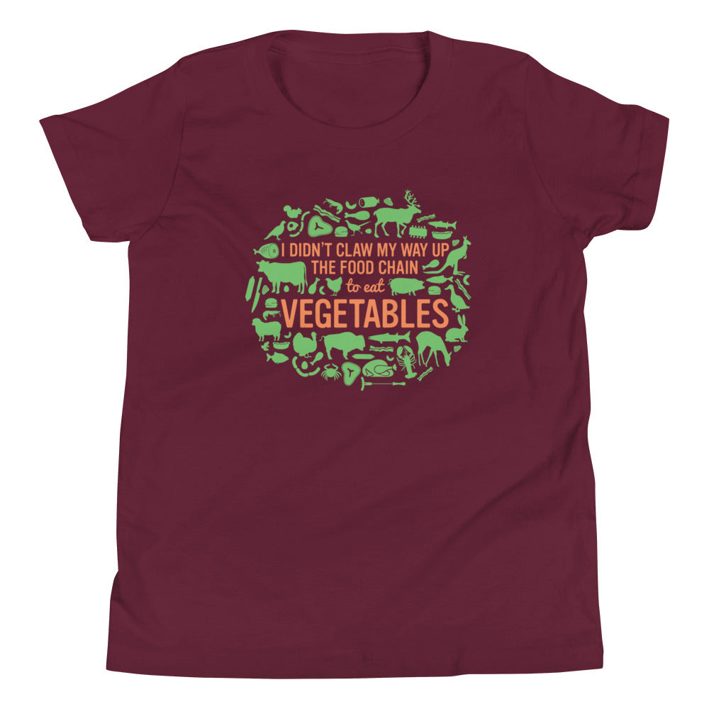 Top Of The Food Chain Kid's Youth Tee Hoodie, Sweatshirt | PureTeeCo.com (Image 4)