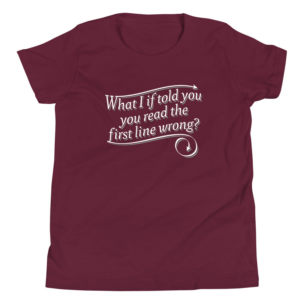 What I If Told You Kid's Youth Tee Hoodie, Sweatshirt | PureTeeCo.com (Image 3)