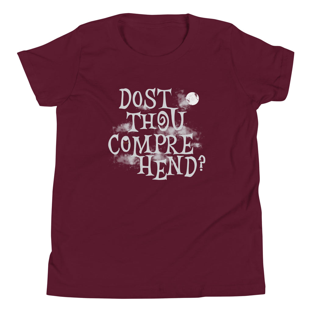Dost Thou Comprehend? Kid's Youth Tee Hoodie, Sweatshirt | PureTeeCo.com (Image 3)