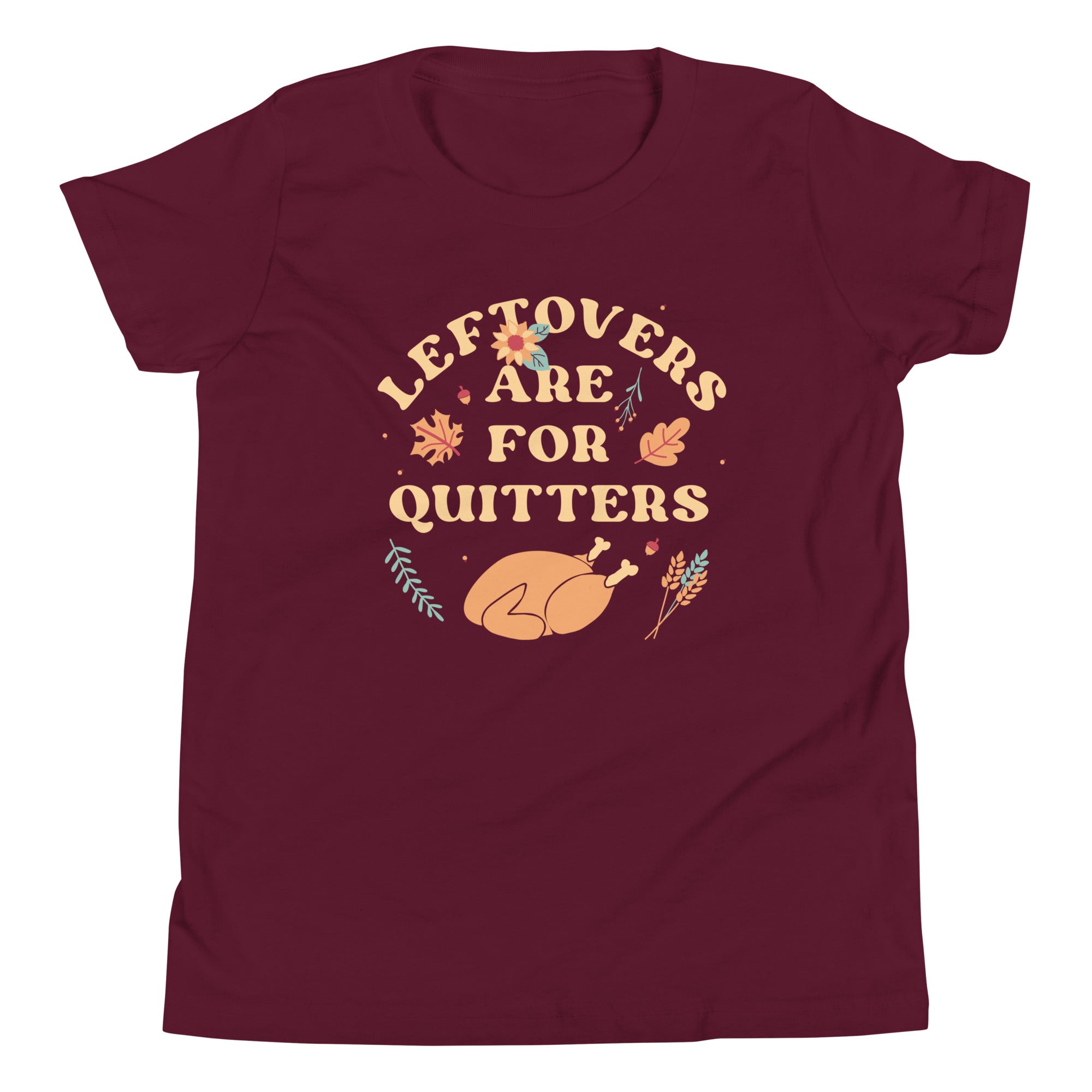 Leftovers Are For Quitters Kid's Youth Tee Hoodie, Sweatshirt | PureTeeCo.com (Image 1)