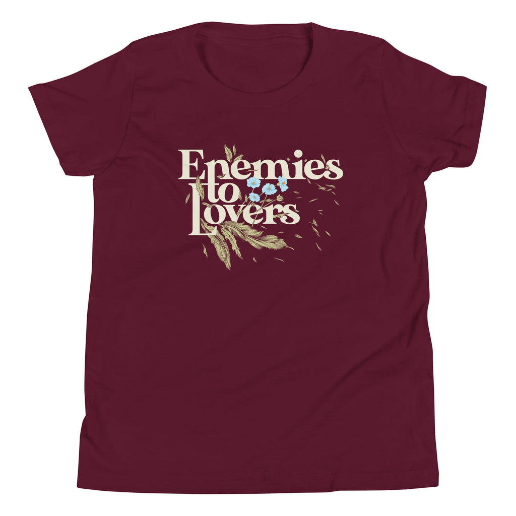 Enemies To Lovers Kid's Youth Tee Hoodie, Sweatshirt | PureTeeCo.com (Image 3)