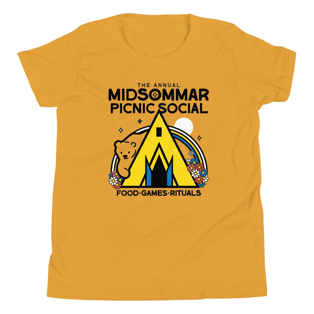 The Annual Midsommar Picnic Social Kid's Youth Tee Hoodie, Sweatshirt | PureTeeCo.com (Image 1)