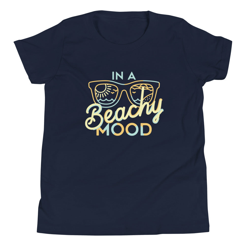 In A Beachy Mood Kid's Youth Tee Hoodie, Sweatshirt | PureTeeCo.com (Image 3)