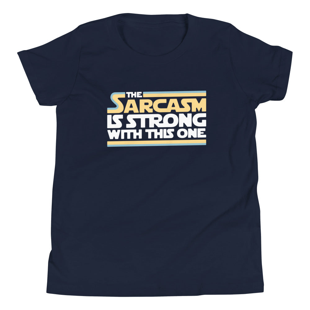 The Sarcasm Is Strong With This One Kid's Youth Tee Hoodie, Sweatshirt | PureTeeCo.com (Image 3)