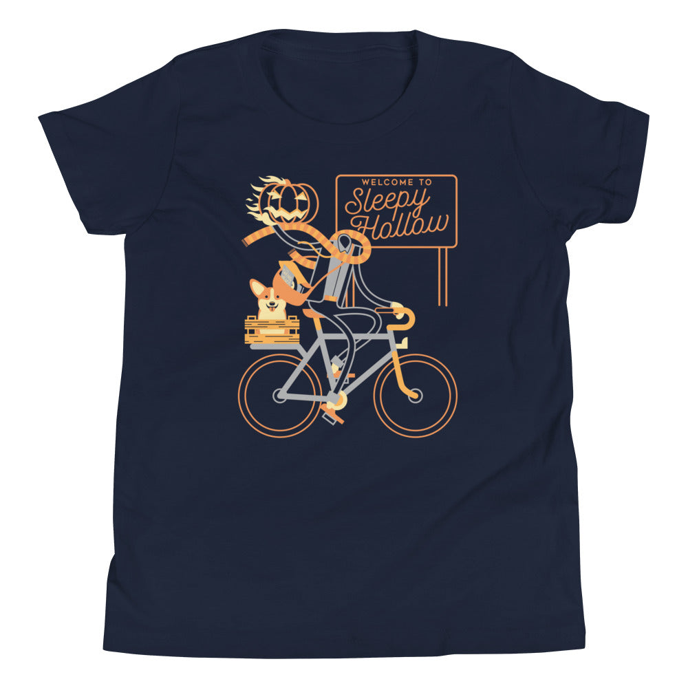 Welcome To Sleepy Hollow Kid's Youth Tee Hoodie, Sweatshirt | PureTeeCo.com (Image 3)
