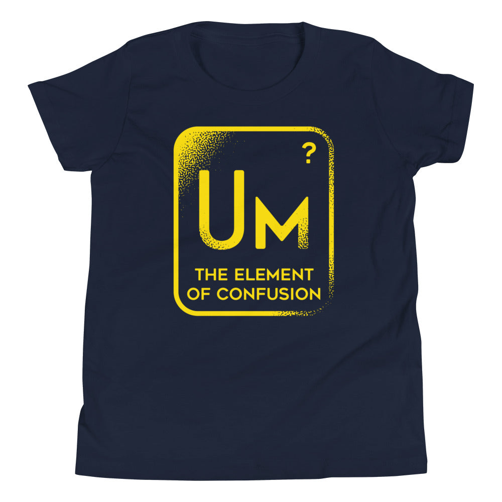 The Element Of Confusion Kid's Youth Tee Hoodie, Sweatshirt | PureTeeCo.com (Image 3)