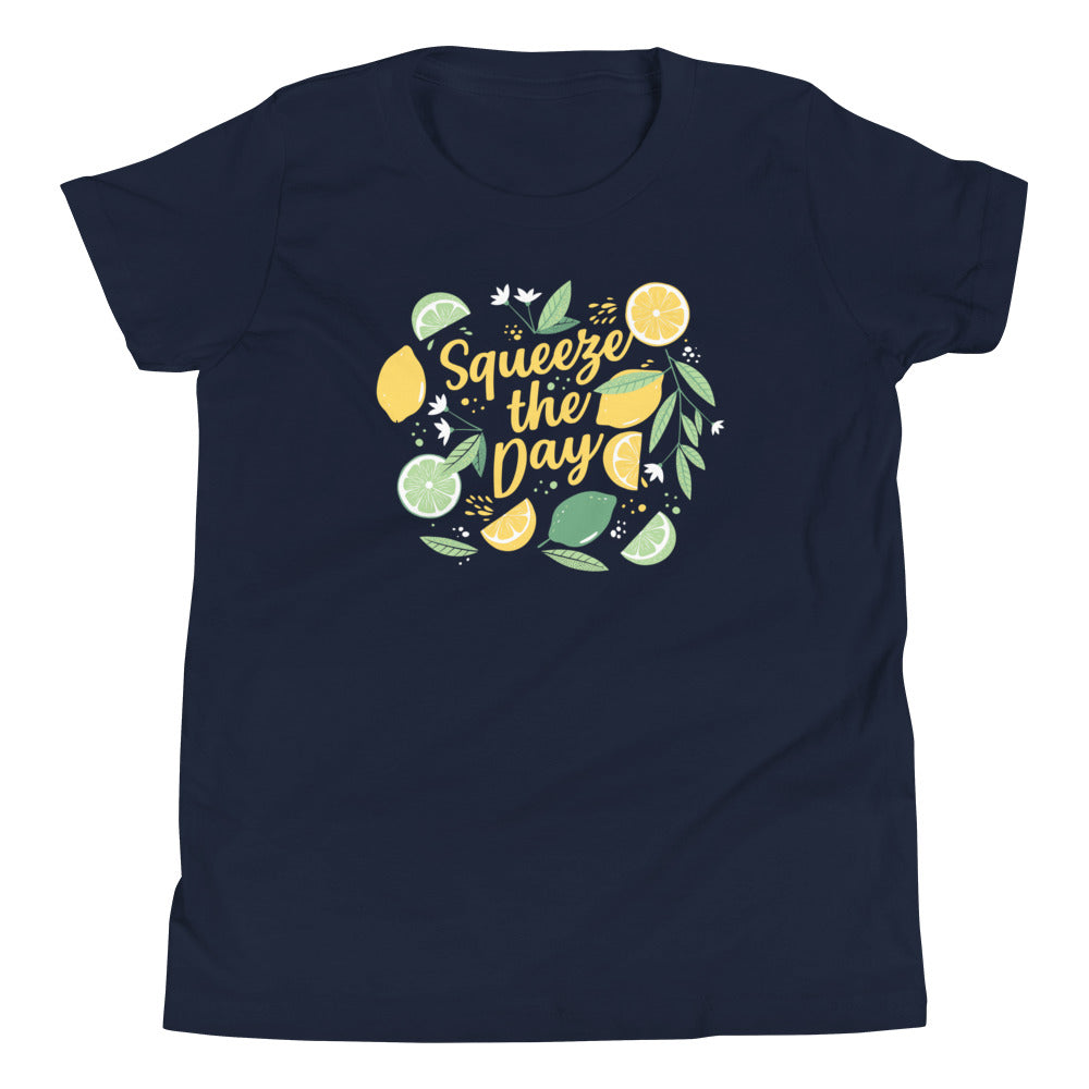 Squeeze The Day Kid's Youth Tee Hoodie, Sweatshirt | PureTeeCo.com (Image 1)