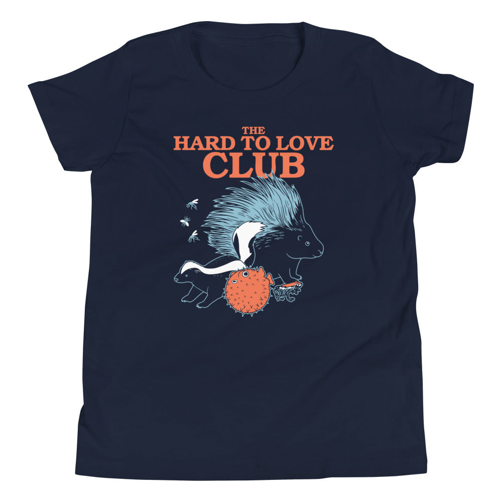 The Hard To Love Club Kid's Youth Tee Hoodie, Sweatshirt | PureTeeCo.com (Image 1)